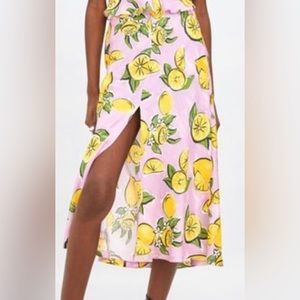 ISO - Zara Lemon skirt XL
